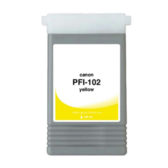 Non-OEM Canon PFI-102Y Yellow Inkjet Cartridge