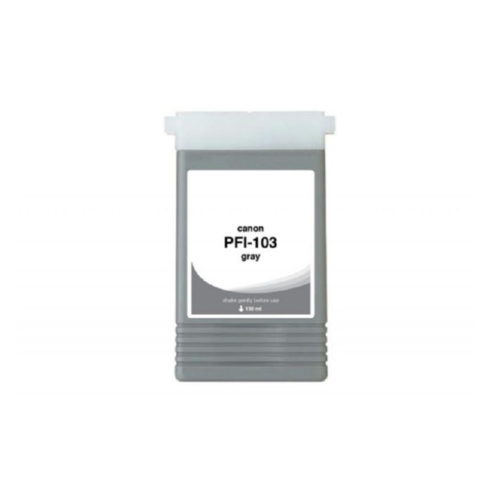 Non-OEM Canon PFI-103G  Gray 130ml Remanufactured Ink Cartridge