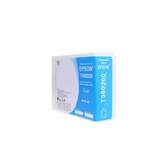 Clover Imaging Remanufactured Epson T580200 ink cartridge Cyan 80 ml