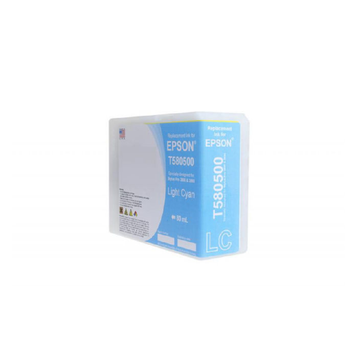 Clover Imaging Remanufactured Epson T580500 ink cartridge Light Cyan 80 ml
