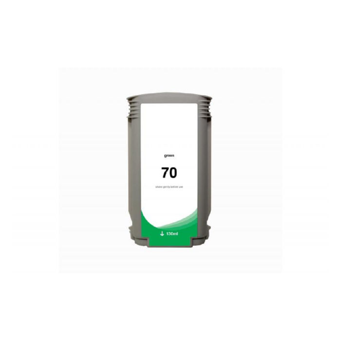 Non-OEM HP 70 130-ml Green DesignJet Ink Cartridge (C9457A)