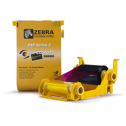 Zebra 800033-348  ID Card Printer Ribbon, Color (230 Images/Roll)