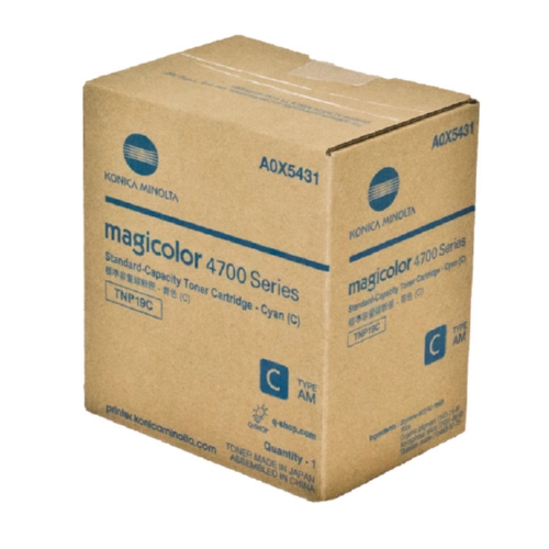 Konica Minolta A0X5431 Standard Yield Cyan Toner