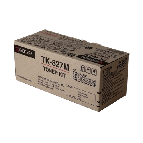 Kyocera 1T02FZBUS0 TK827M Standard Magnta Toner