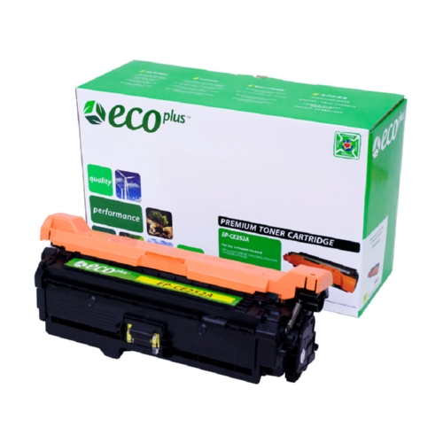 Yellow Toner Cartridge Remanufactured with the HP CE252A