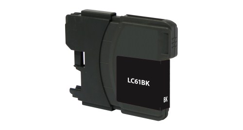 Brother LC-61BK Black Inkjet Cartridge - Remanufactured