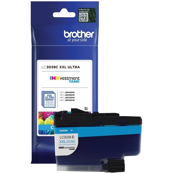 Brother LC3039C Ultra High Yield Cyan Ink Cartridge