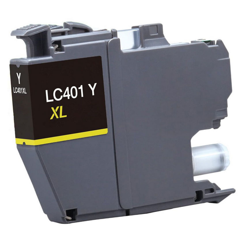 Brother Compatible LC401XLY Ink Cartridge - Single Pack - Yellow