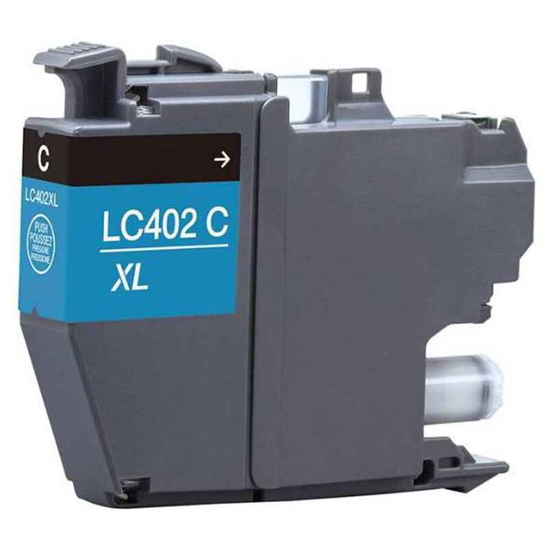 Brother Compatible LC402XLC ink cartridge High Yield Cyan