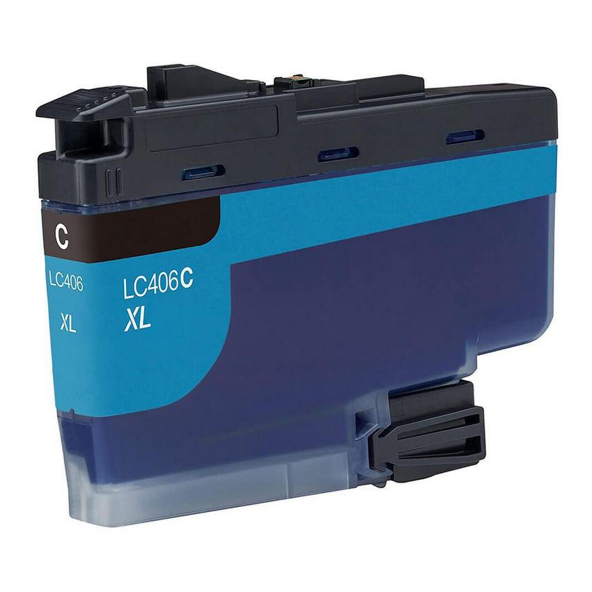 Brother Compatible LC406XLC Ink Cartridge - Single Pack - Cyan