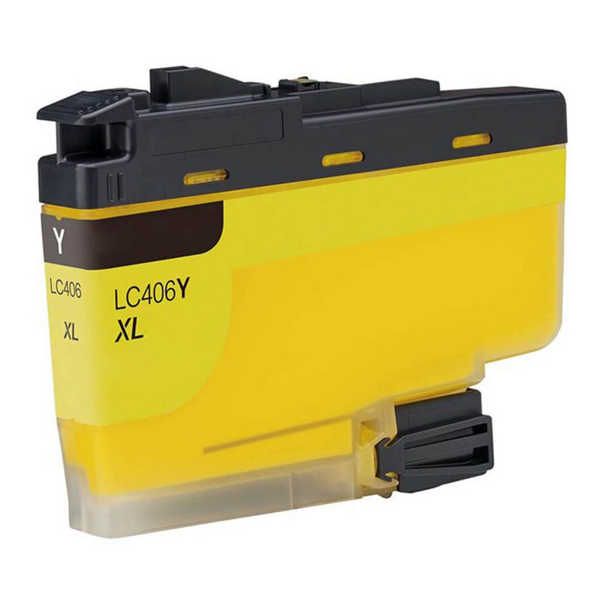 Brother Compatible LC406XLY Ink Cartridge - Single Pack - Yellow
