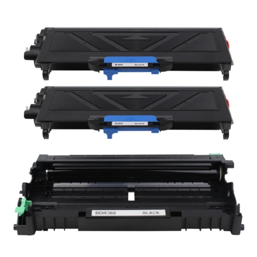 Toner 3 Pezzi TN360 E Batteria 2 Pezzi DR360 Adatti Per Brother - Foto 4