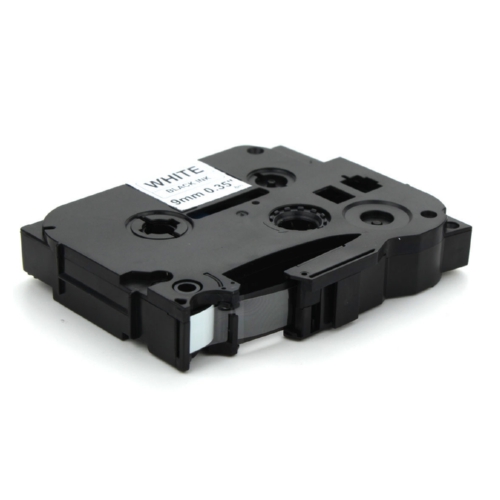 Brother Compatible TZ221 P-Touch Label Tape, Black on White