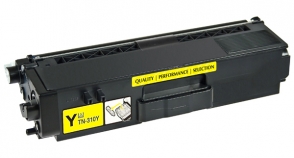 Brother TN310Y Yellow Toner Cartridge - Remanufactured 1.5K Pages