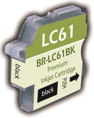 Brother LC61BK Black Inkjet Cartridge