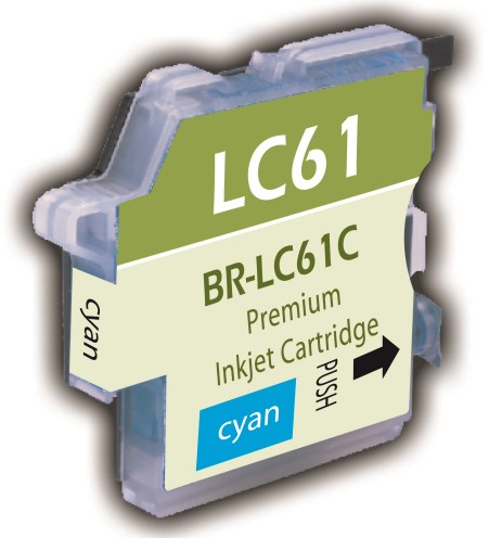 Brother LC61Y Yellow Inkjet Cartridge