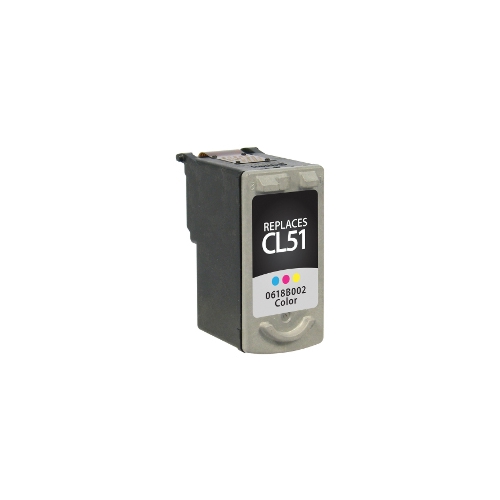 High CapacityTri-Color Inkjet Cartridge compatible with the Canon CL-51 0618B002
