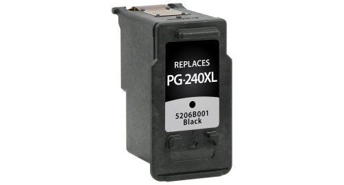 Black Inkjet Cartridge compatible with Canon PG-240XL , 5206B001