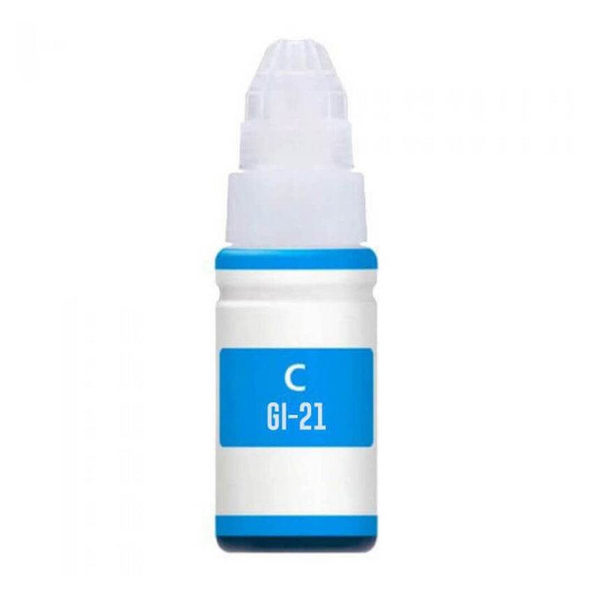 Compatible Canon GI-21 Ink Refill Bottle - 4537C001 - Cyan