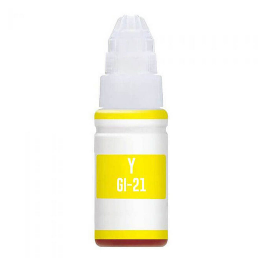 Compatible Canon GI-21 Ink Refill Bottle - 4539C001 - Yellow