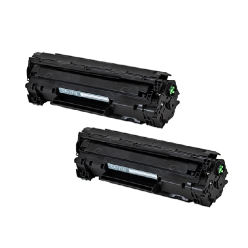 Canon (137 , CRG 137) Dual Pack 9435B001AA Black Laser Toner Cartridge