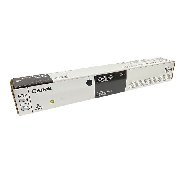 OEM Canon GPR-63 (4766C003) Toner Cartridge, Black, 71.5K Yield