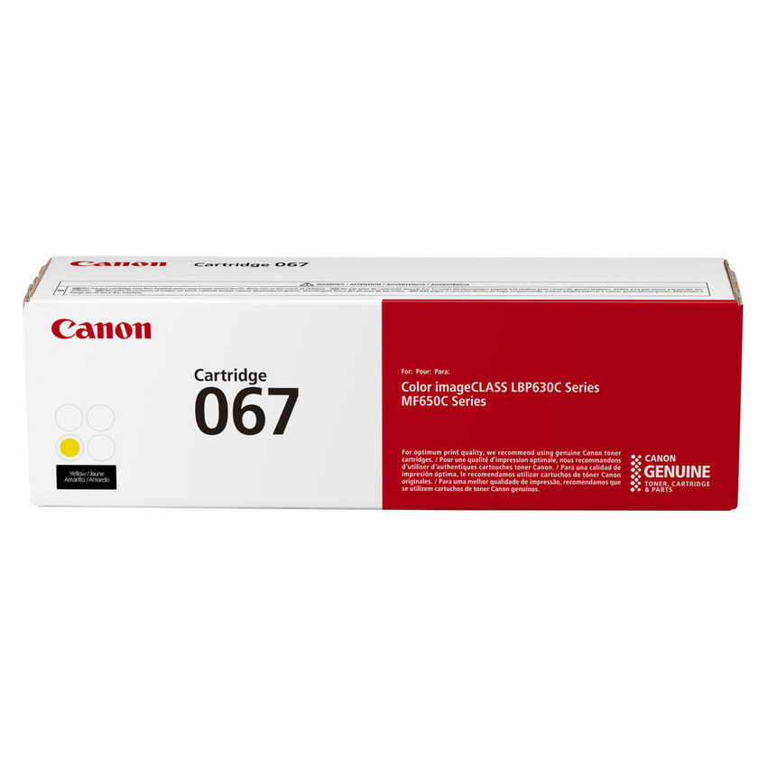 Canon 067 5099C001 Yellow Toner Cartridge