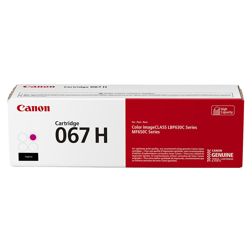 Canon 067H 5104C001 High-Capacity Magenta Toner Cartridge