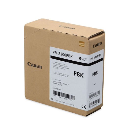 Canon PFI-2300PBK Original Ink Cartridge - Photo Black