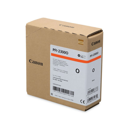 Canon PFI-2300O Original Ink Cartridge - Orange