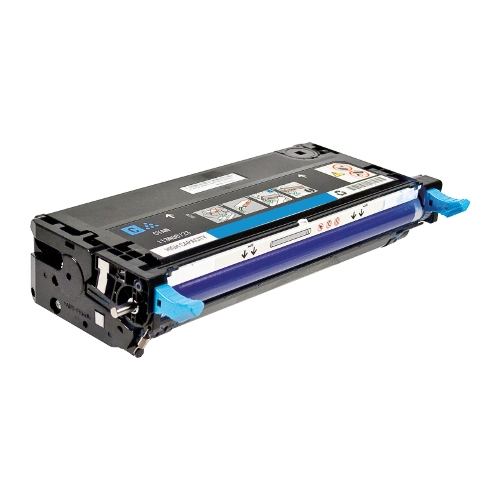 High CapacityCyan Toner Cartridge compatible with the Dell 330-1199