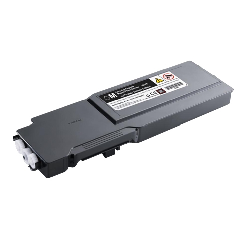 Magenta Toner Cartridge compatible with the Dell 331-8423, 331-8427, 331-8431
