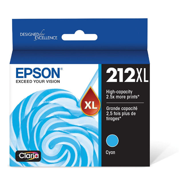 Epson T212XL220-S OEM Cyan Inkjet Cartridge