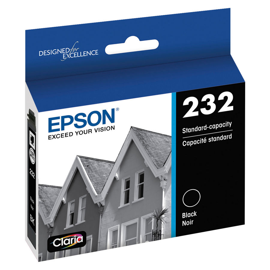 Epson T232120-S T232 Standard Capacity Black Ink Cartridge with Sensor