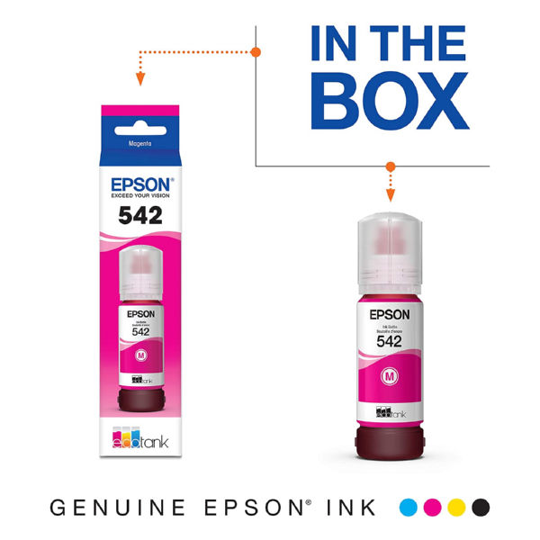 Epson T542320-S (T542) Dye Magenta Ink Bottle