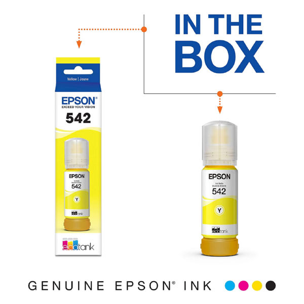 Epson T542420-S (T542) Dye Yellow Ink Bottle