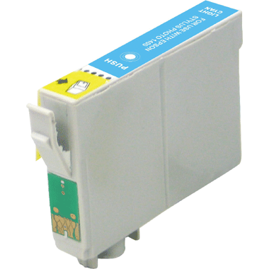 High CapacityLight Cyan Inkjet Cartridge compatible with the Epson (Epson79) T079520