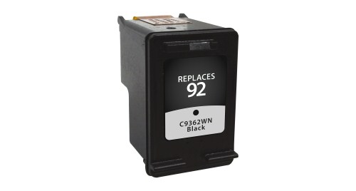 Remanufactured Black Inkjet Cartridge compatible with the HP (HP 92) C9362WN