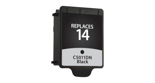 Black Inkjet Cartridge compatible with the HP (HP14) C5011DN