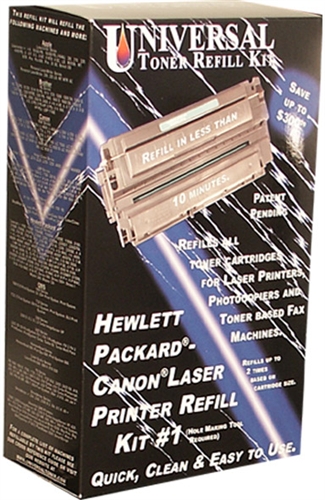 Toner Refill Kit #1 (HP,Canon)Up To 2 Refills (250 grams)