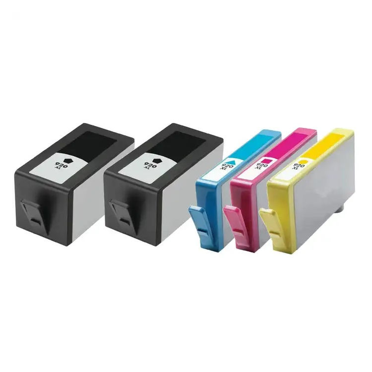 HP CD975AN ,CD972AN , CD973AN , CD974AN (HP 920XL) 5 Pack Black, Cyan, Magenta, Yellow Inkjet Cartridge Set