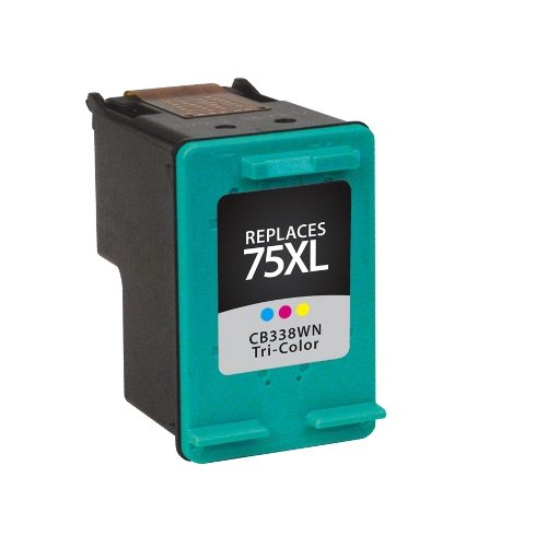 Remanufactured Alternative to HP CB338WN (HP 75XL) Tri-Color Inkjet Cartridge