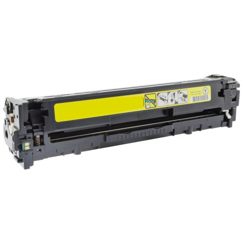 Premium Plus Brand USA Remanufactured  HP CE322A (HP 128A) Yellow Colorsphere Print Cartridge