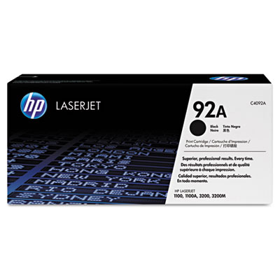 OEM toner for HP LaserJet 1100, 3200 Series Printer/Fax/Copier/Scanner produces 2,500 pages.