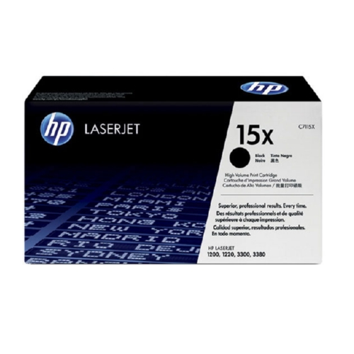 OEM toner for HP LaserJet 1200, 1220, 3300 Series, 3380 All-in-One produces 3,500 pages.