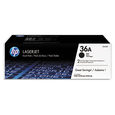 OEM toner for HP P1505 produces 2,000 pages at 5% coverage.