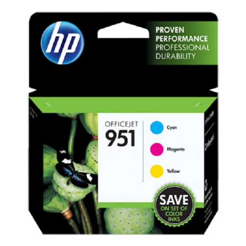 HP 951 3-pack Cyan/Magenta/Yellow