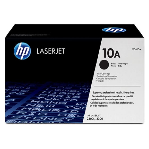 OEM toner for HP LaserJet 2300 Series produces 6,000 pages.