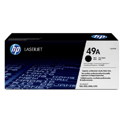 OEM toner for HP LaserJet 1160, 1320, 3390 Series produces 2,500 pages at 5% coverage.