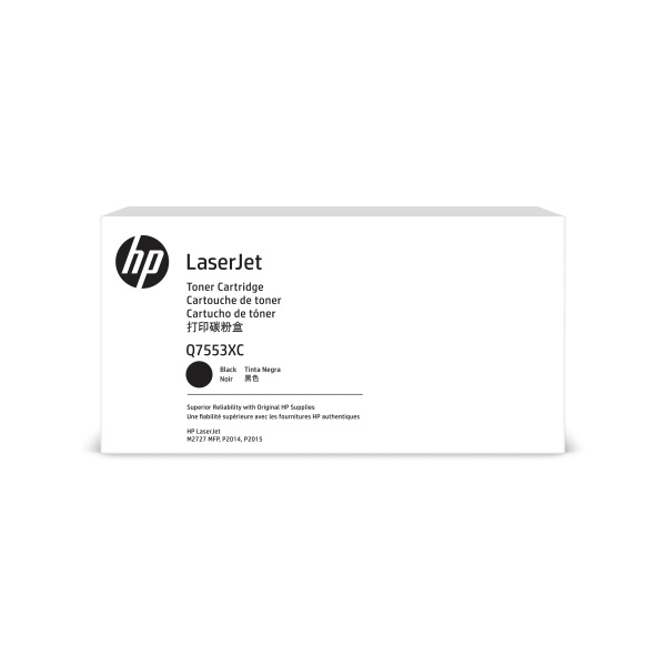 HP 53X (Q7553XC) Black Original LaserJet Toner Cartridge (7000 Yield)